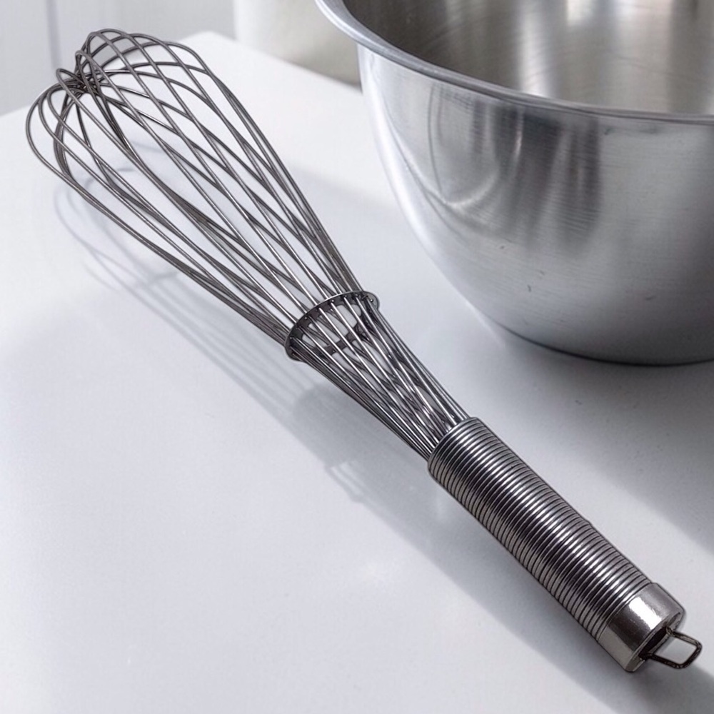 Stainless Steel Balloon Whisk 12” Kitchen Baking Utensil.